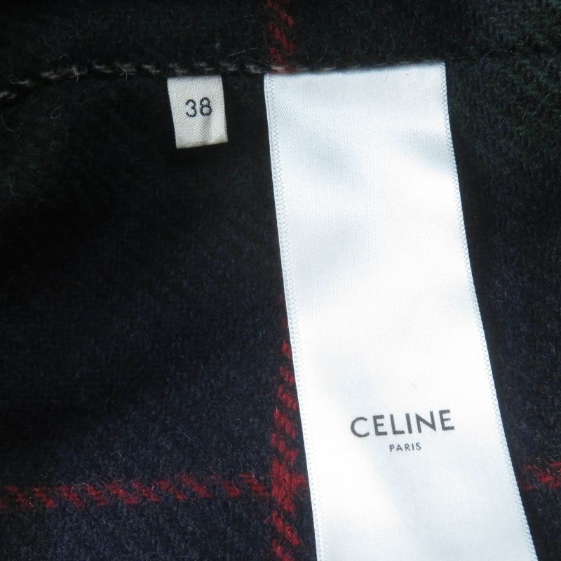 Celine 2w523364p Emblem Gold Button Padded Hunting Jacket Black 38 Made In