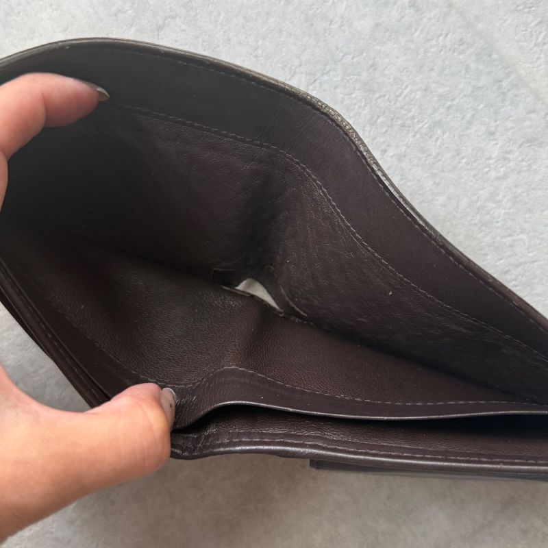 Bottega Veneta Bifold Wallet Intrecciato Calf Leather Brown Bifold Wallet Men