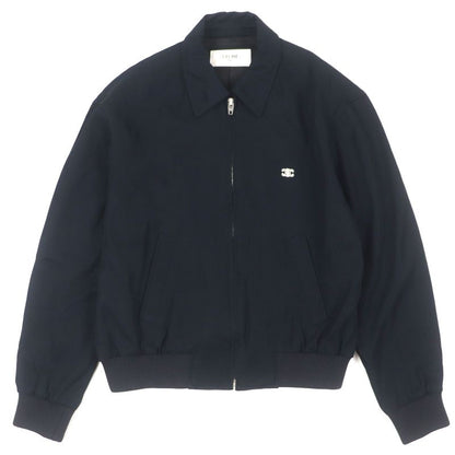 Celine 2w47b585x Now In Triomphe Embroidered Zip-up Blouson Jacket