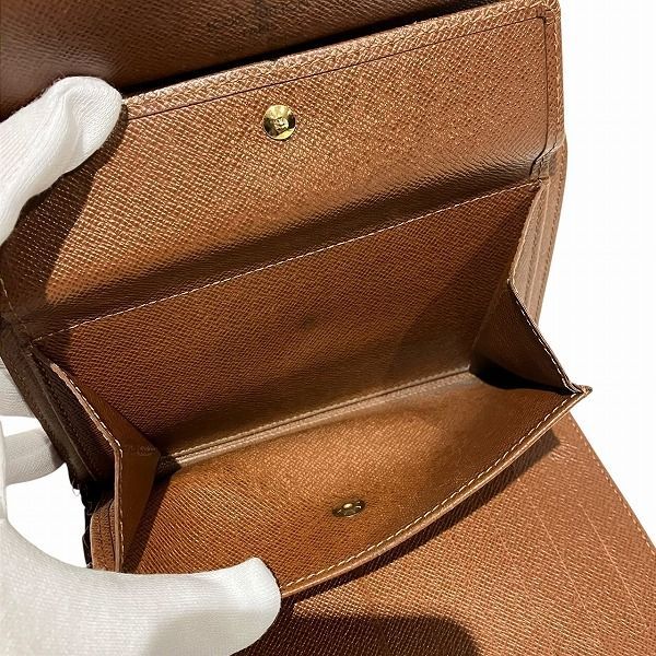 Louis Vuitton Monogram Porte Trésor Etui Chequier M61200 Trifold Wallet Unisex