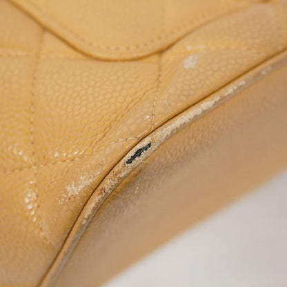 Chanel Tote Bag Revival Tote Caviar Skin Beige Chien Pan Gold Hardware Women's