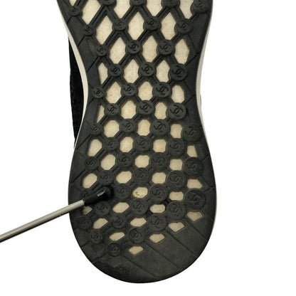 Chanel - Coco Mark Leather Paneled Low Cut Sneakers - 36 - Black - Women's