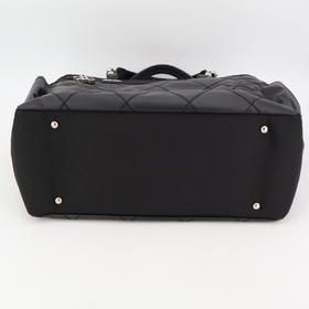 Chanel Paris Biarritz Tote GM Coco Mark Tote Bag Coated Canvas Black A34210