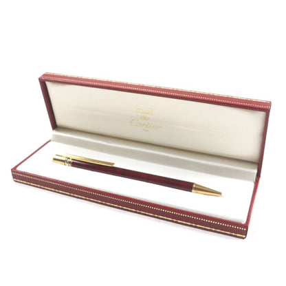 Cartier Trinity Marble Pattern Logo Engraved Twist Ballpoint Pen