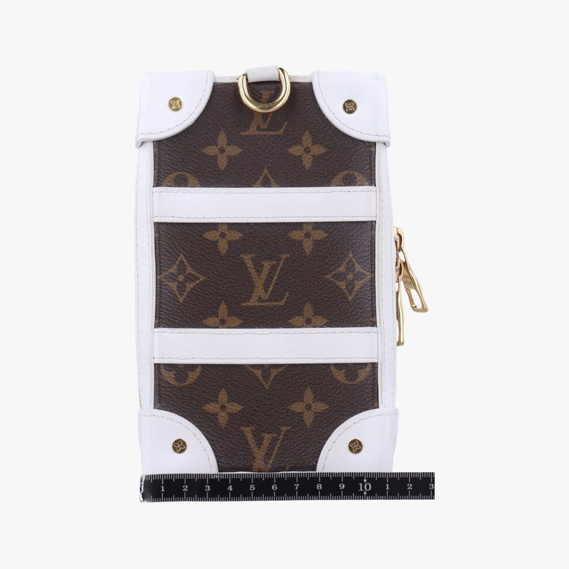Louis Vuitton Soft Trunk Fawn Box Monogram / Brownish And White Monogram