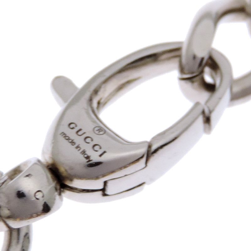 Gucci Pave Charm Silver-Tone Necklace