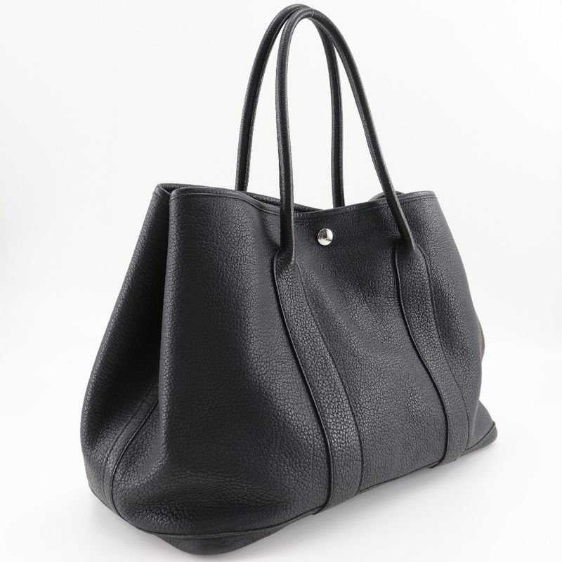 Hermes Garden Party PM Negonda Black □P Ladies Tote Bag