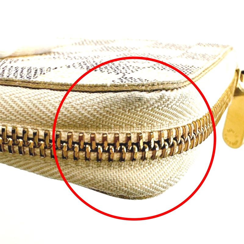 Louis Vuitton N60012 Damier Azure Round Zipper Long Wallet Zippy Organizer Long