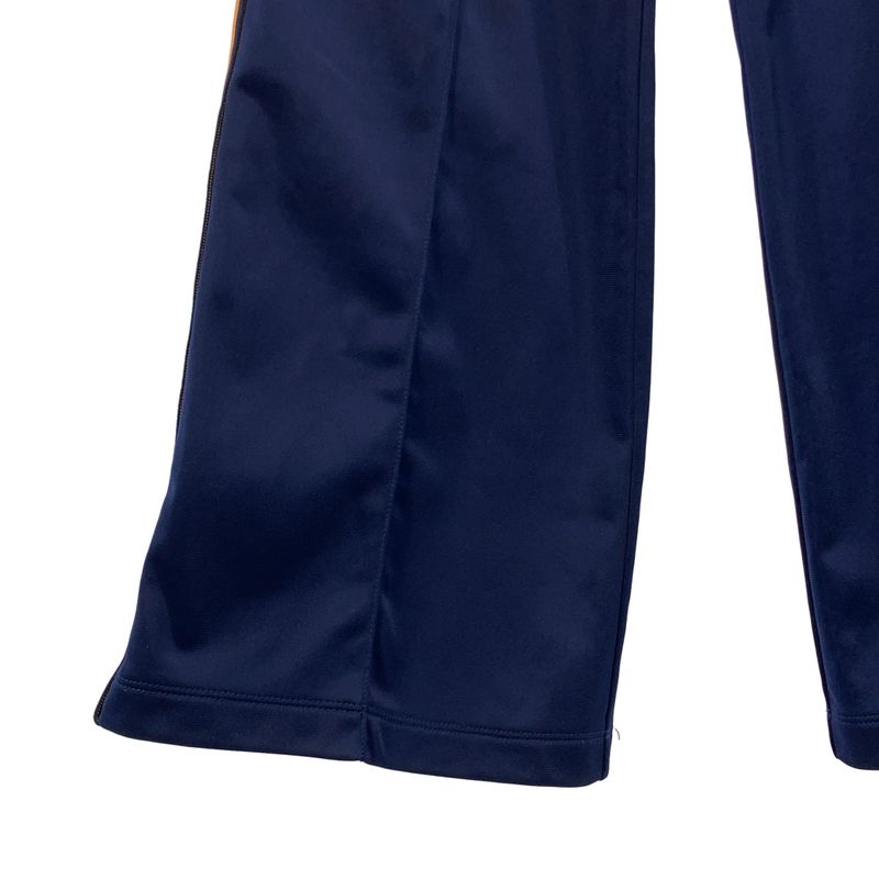 Celine - Sideline Logo Embroidery Flared Track Pants - S - Navy Orange - Women's