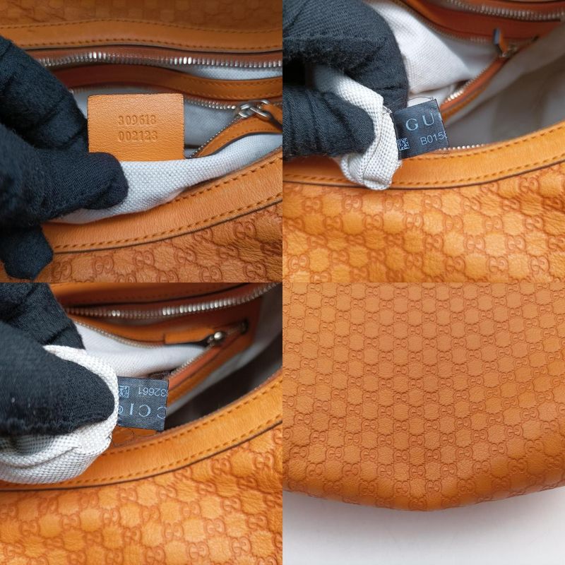 Gucci Microgussima Nice Hobo Orangeleather 309618b015832661