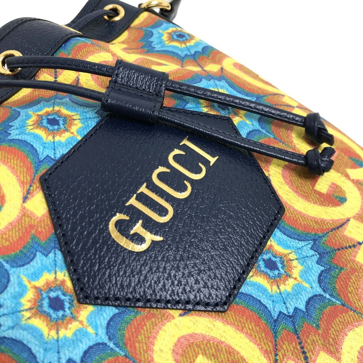 Gucci Shoulder Bag Draw String Kaleidoscope 100th Anniversary Model