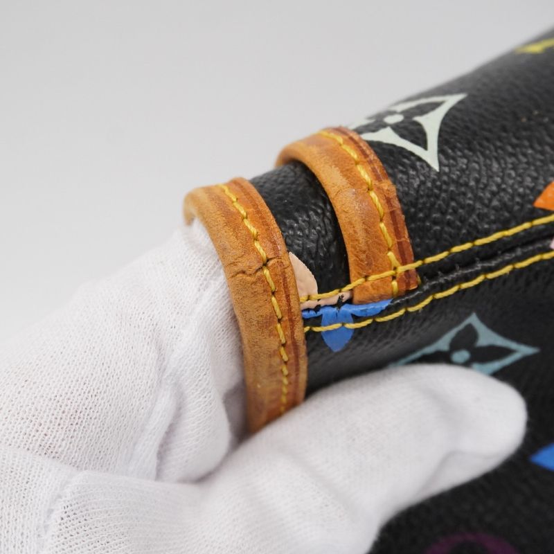 Louis Vuitton Shoulder Bag Monogram Multicolor Annie GM M40304 Noir Black Women