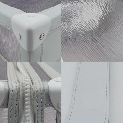 Louis Vuitton Soft Trunk Transparent X White Epi Plat Jouge M55602 Du3199