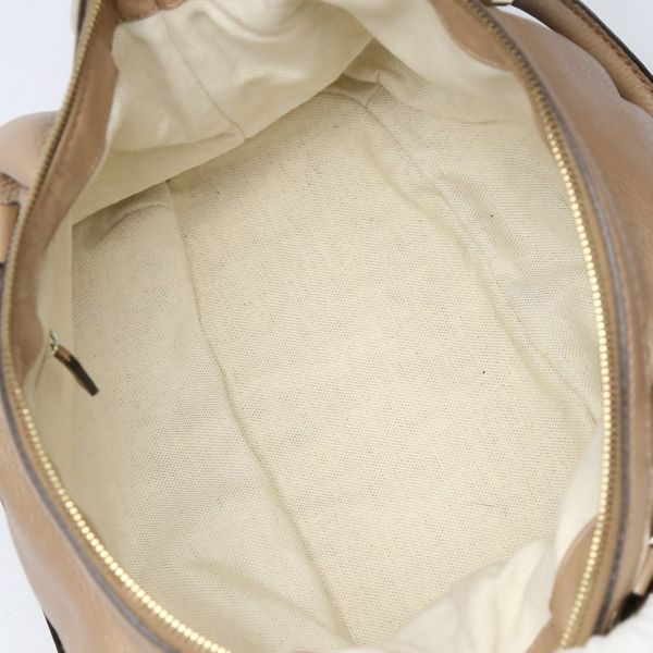 Gucci 247902 WG Leather 2WAY Bag With Shoulder Strap Crossbody Handbag Gucci