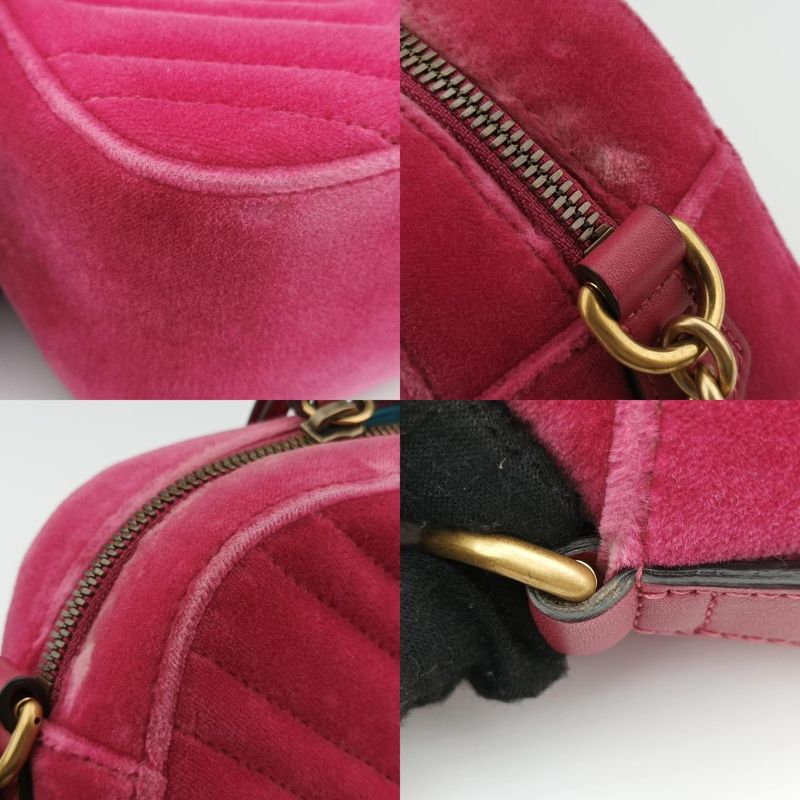 Guccigg Marmont Red Velour 447632 H025917846