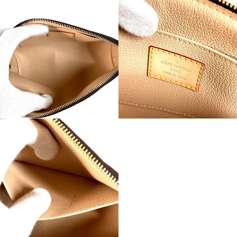 Louis Vuitton Cosmetic Pochette Cosmetic PM M47515 Monogram Canvas Brown