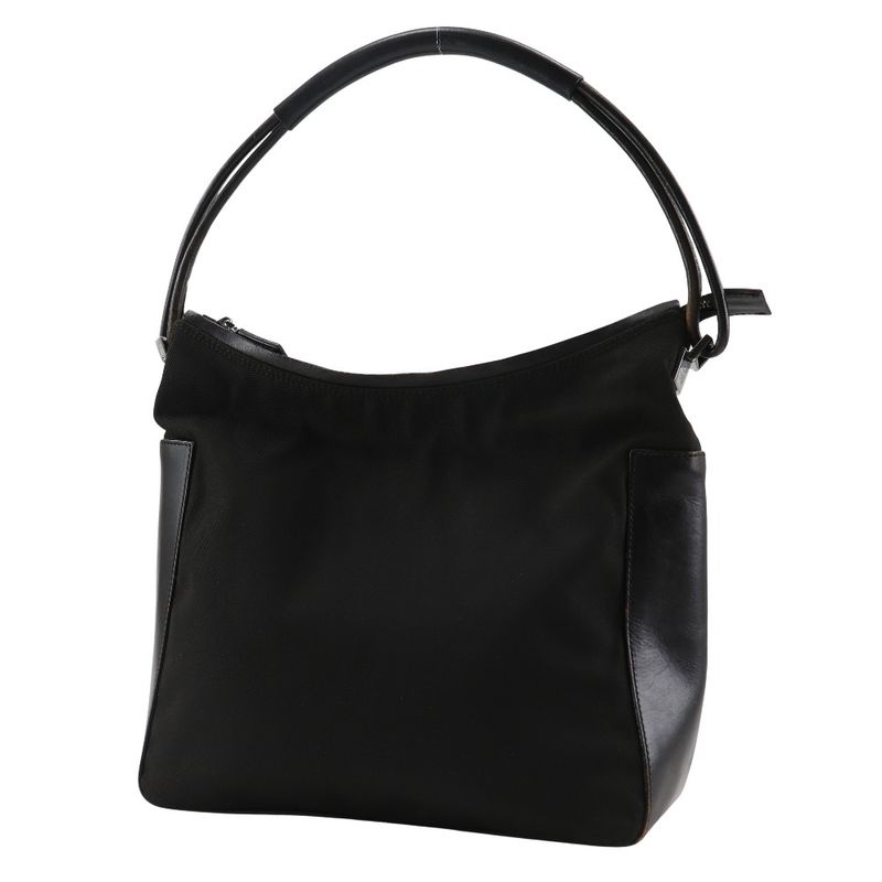 Gucci 001.3766 Nylon Canvas Black Women Shoulder Bag