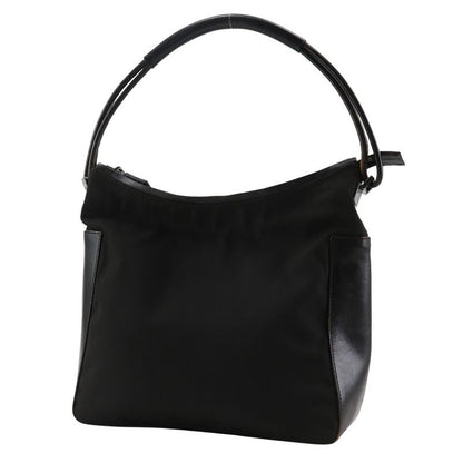 Gucci 001.3766 Nylon Canvas Black Women Shoulder Bag