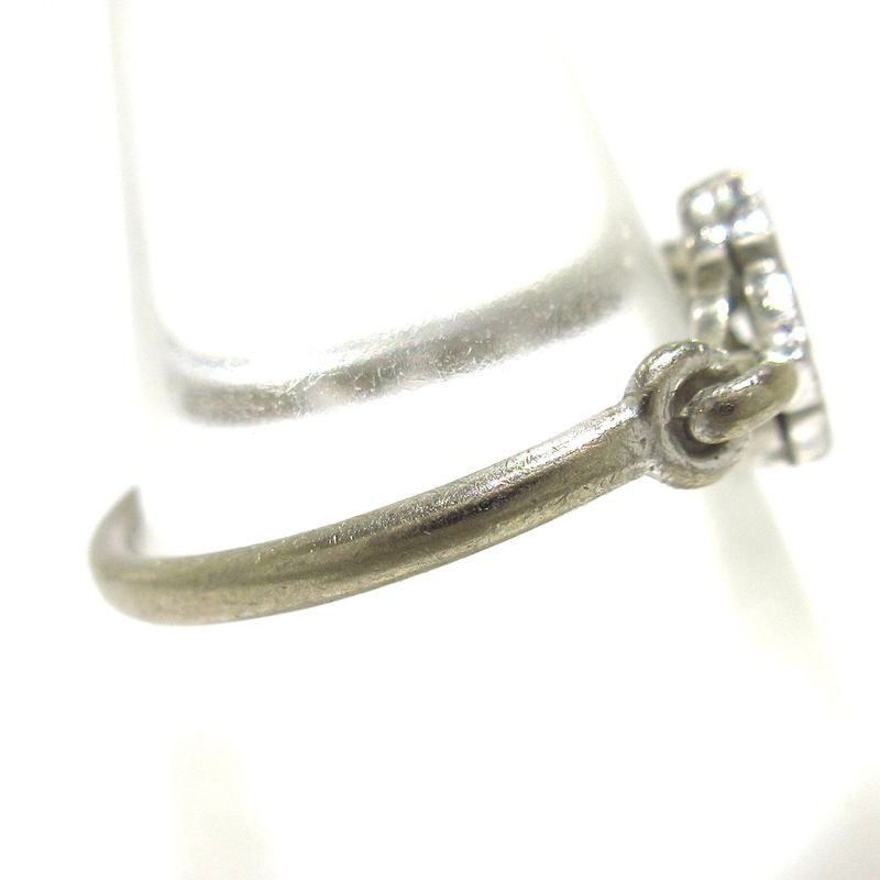 Cartier Ring 47 Hindu 18K White Gold X Diamonds 4P Diamonds