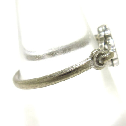 Cartier Ring 47 Hindu 18K White Gold X Diamonds 4P Diamonds