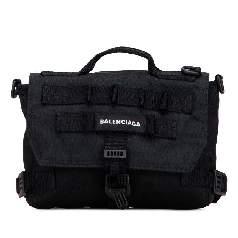 Balenciaga Army Messenger Bag Small 656106 Black Nylon Men's Balenciaga