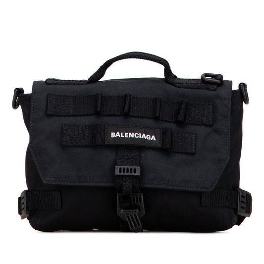 Balenciaga Army Messenger Bag Small 656106 Black Nylon Men's Balenciaga