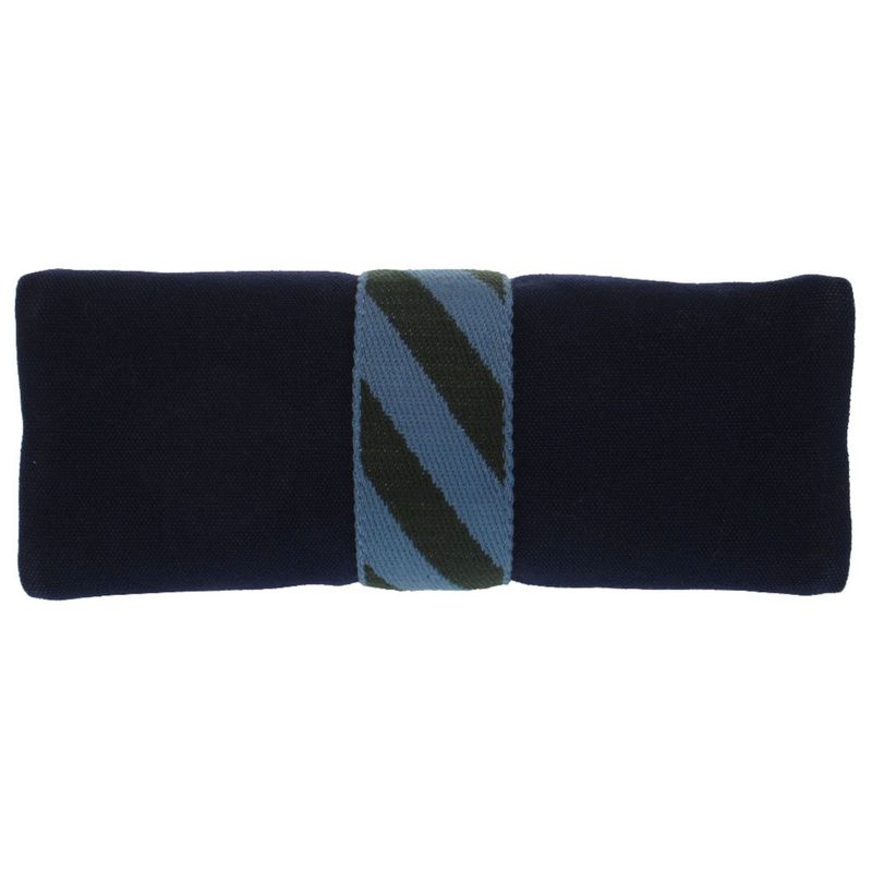 Hermes Gimetto Jumping High Case 456116 Clutch Bag Canvas/cotton Navy Blue 1032