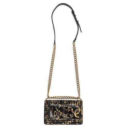 Chanel A67085 Boy Chanel 20 Graffiti Croc Shape Pressed Chain Shoulder Bag Women