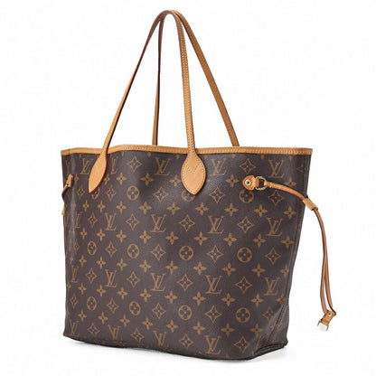 Louis Vuitton Monogram Neverfull MM Brown M40156 (gold Hardware) Tote Bag