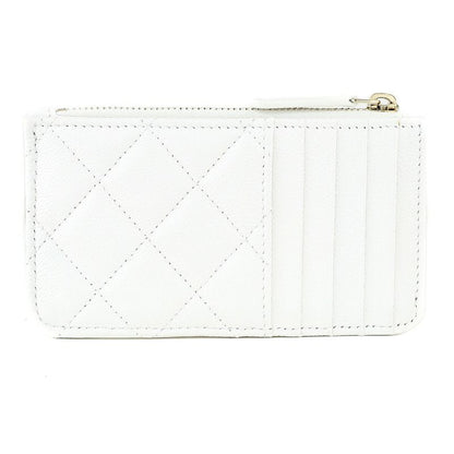 Chanel Coin Case White