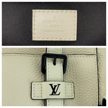 Louis Vuitton Taurillon Christopher Tote White Cream Leather M58477 Tote