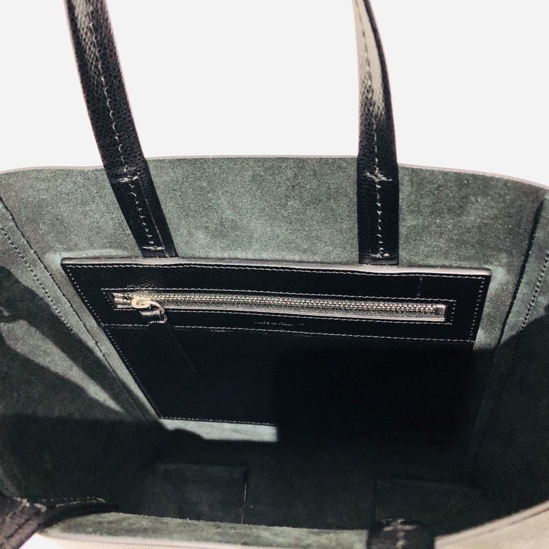 Celine Vertical Cabas Small 176183 2way Bag Black Leather Tote Crossbody