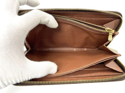 Louis Vuitton Monogram Zippy Wallet Round Zip Long Wallet M60017 Brown Made In