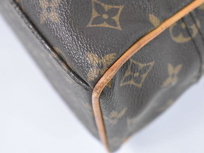 Authentic Louis Vuitton LV Manhattan PM Monogram Handbag Brown M40026 Manhattan