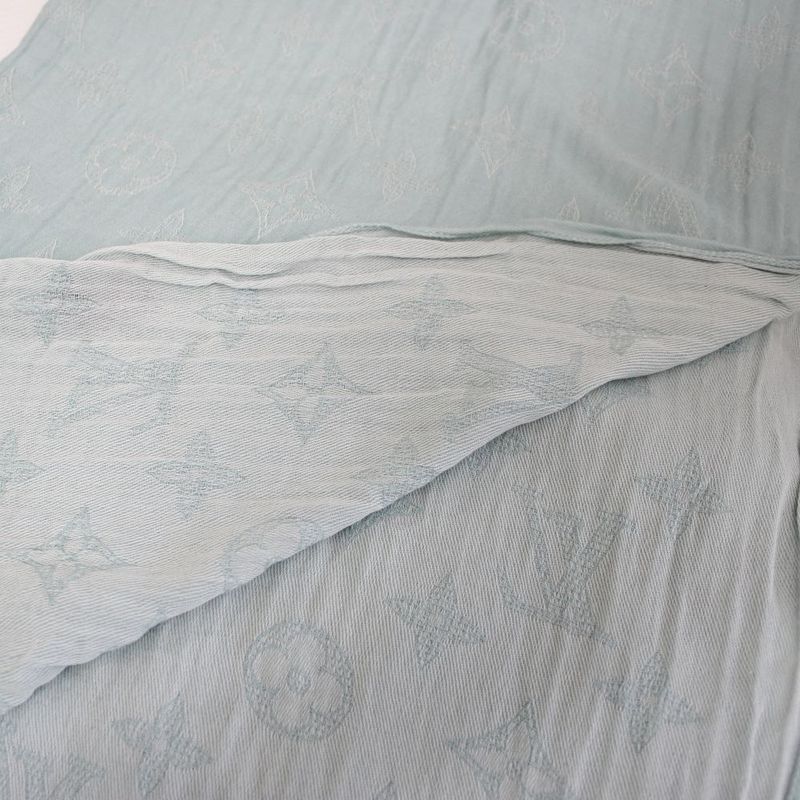 Louis Vuitton M78843 Monogram Shadow Shawl A24-684