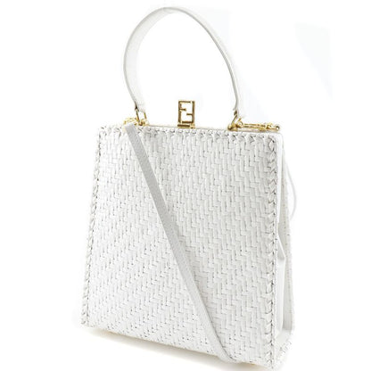 Fendi Leather White Women's Handbag