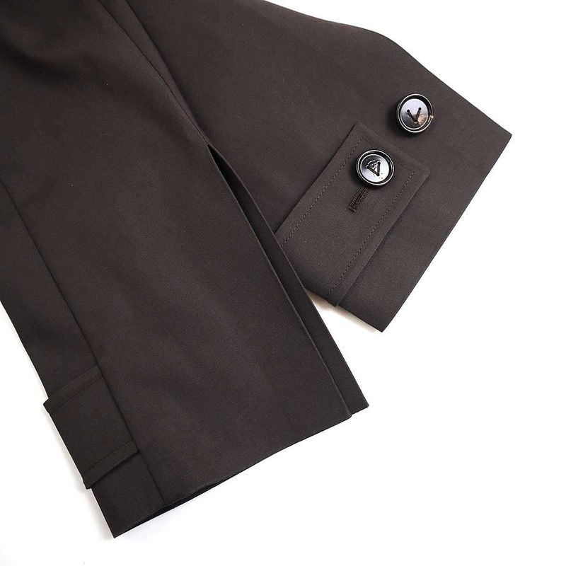 Bottega Veneta 20aw Triangle Buckle Cotton Belted Trench Coat 635851 V00v0