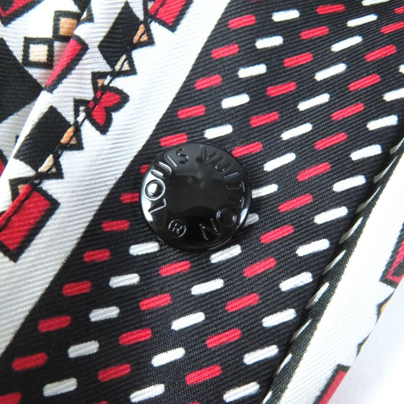 Louis Vuitton 18SS Silk Switch With Logo Button Partially All-over Pattern