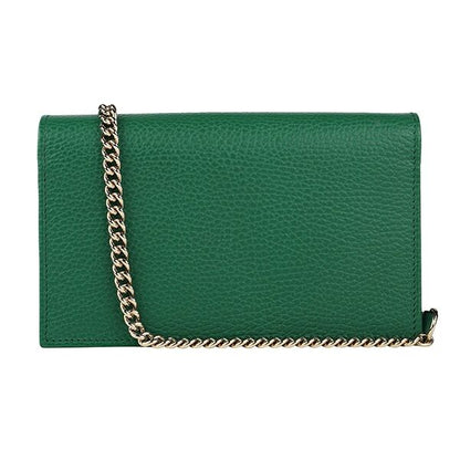 Gucci Shoulder Bag Dollar Calf Green