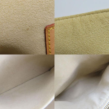 Louis Vuitton Tote Bag Hampstead MM N51206 Damier Azure Nubuck White Gold