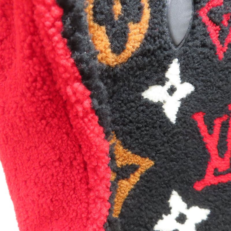 Louis Vuitton M55421 Monogram - Teddy On The Go GM Tote Bag Shearling Women