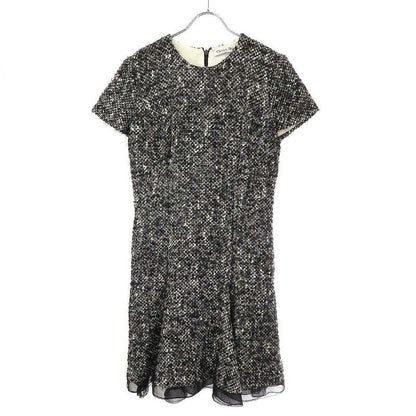 Christian Dior Tweed Dress 4a21658t1152 Black 42
