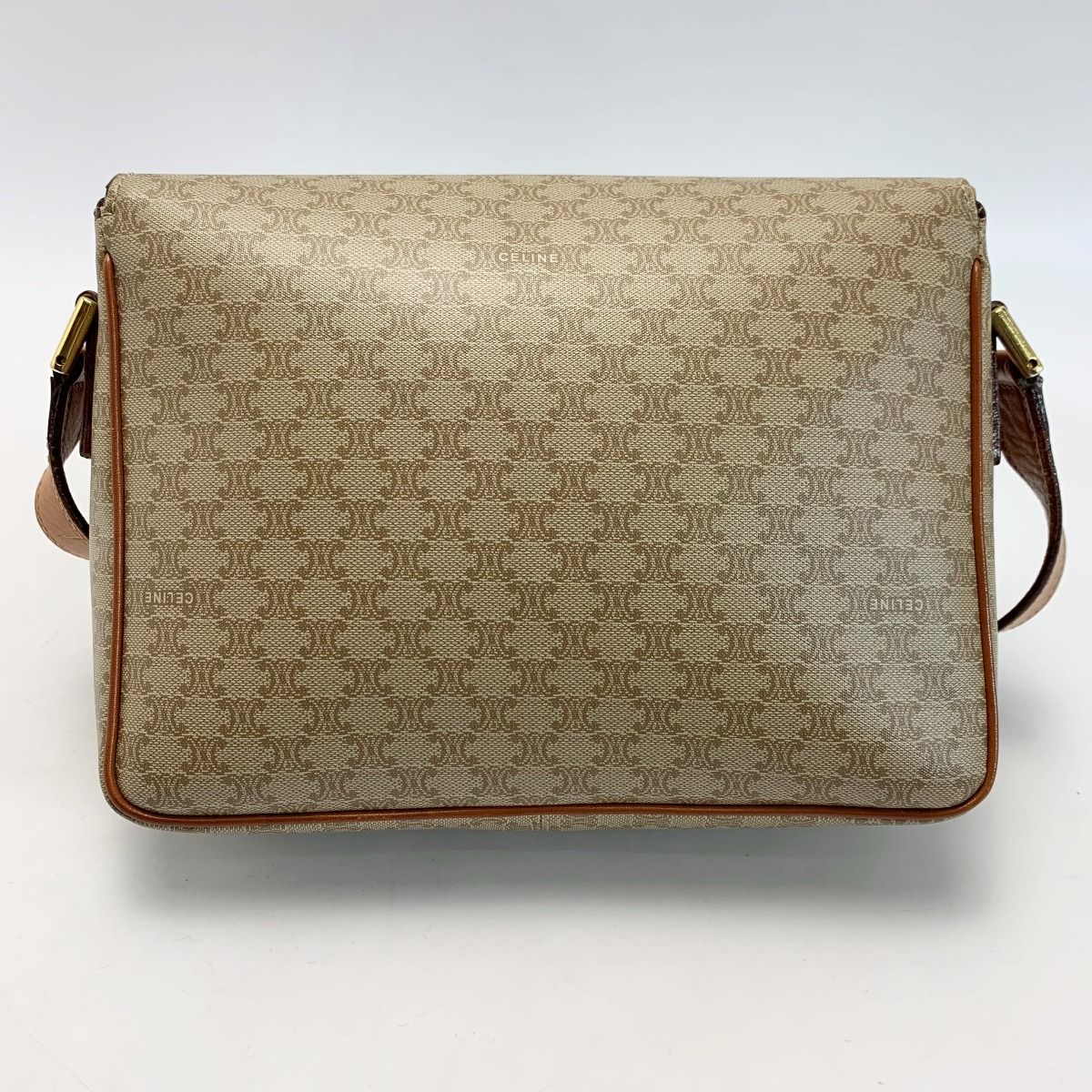 Celine Beige X Brown Shoulder Bag