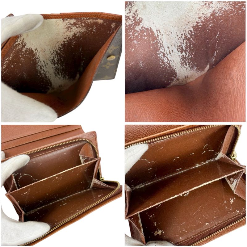 Louis Vuitton Monogram Leather Porte Monet Vier Trésor Bifold Compact Wallet