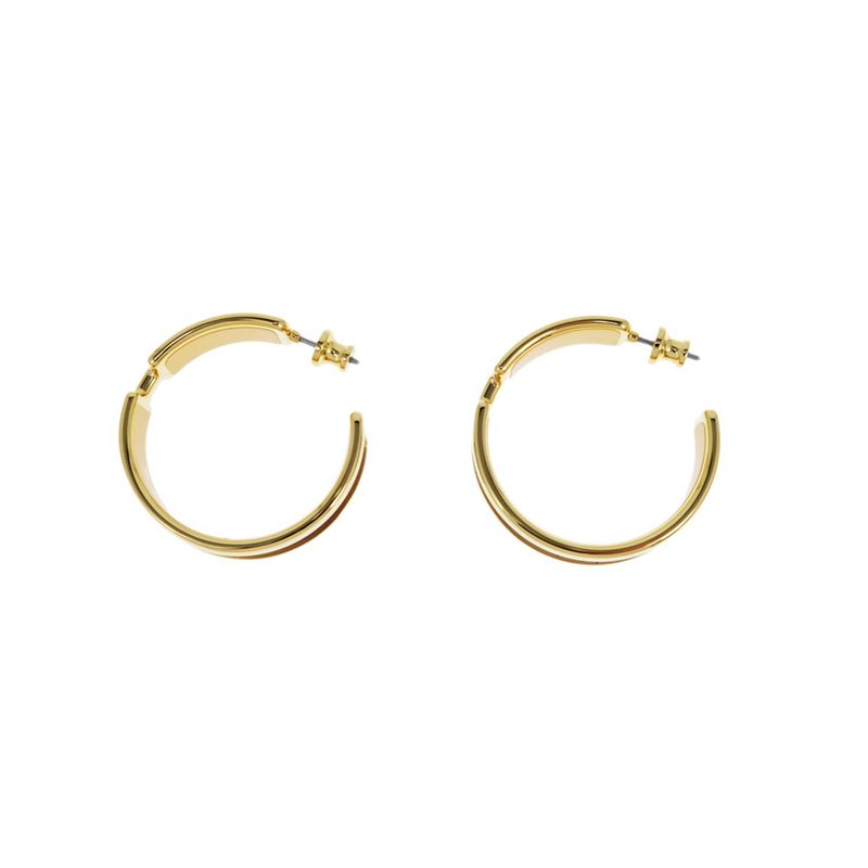 Hermes Earrings Olympe Anemone Gold Hardware Purple Pair Of Accessories