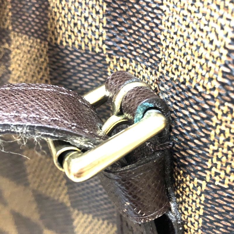 Louis Vuitton Damier Marais N42240 Tote Bag with Pouch Ladies Brown Used 006238