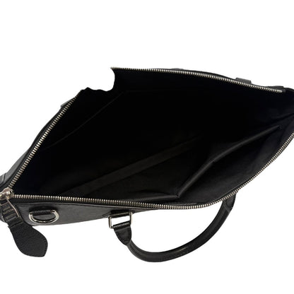 Louis Vuitton Slim Briefcase Taiga M30810 LV Handbag Shoulder Business Bag