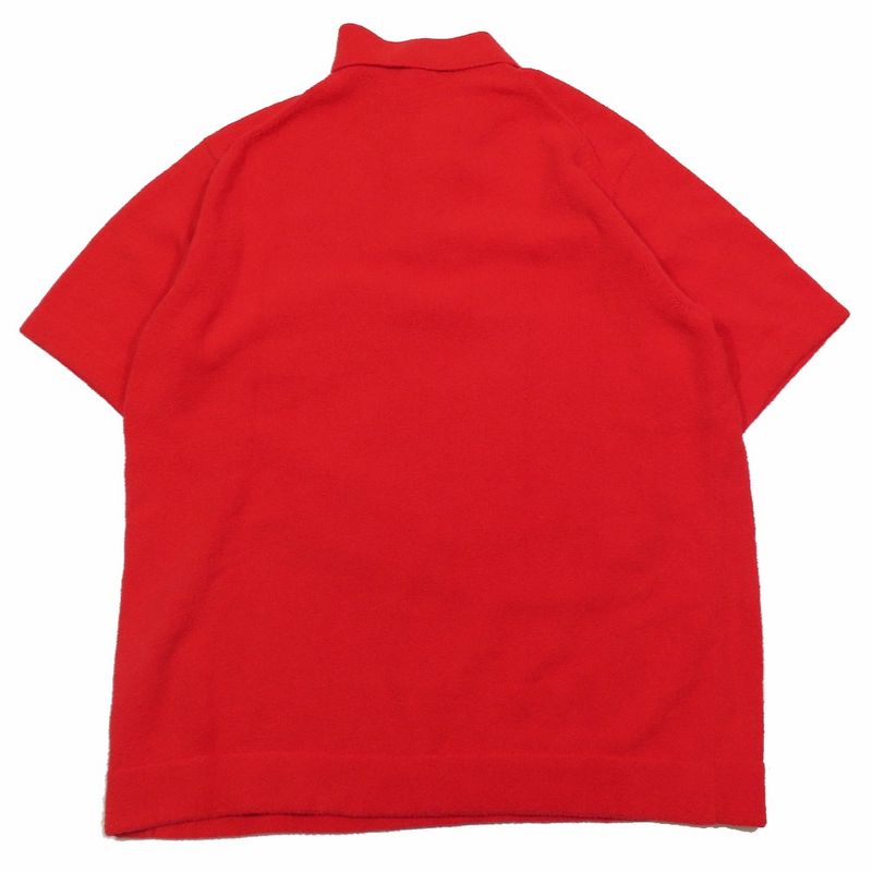 Unused 23ss Dior Rabbit Patch Cotton Knit Polo Shirt Short Sleeve Rabbit