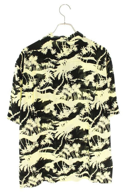 Celine 23SS 2c946275u Palm Tree Patterned Aloha Short Sleeve Shirt Men's 40