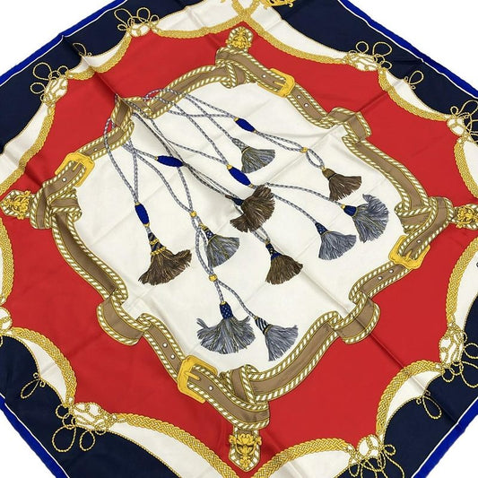 Celine Scarf - Ivory×red×multi